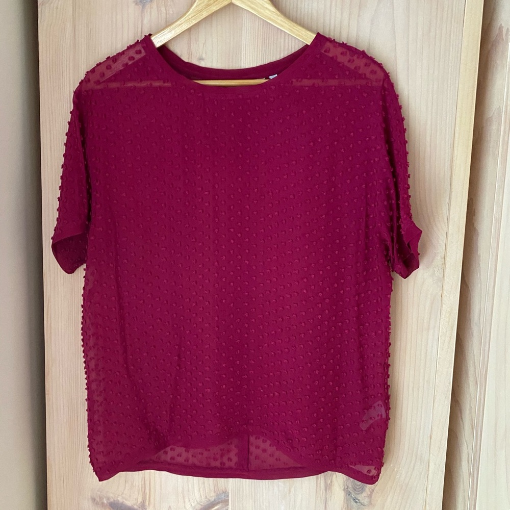 Boden Swiss dot blouse